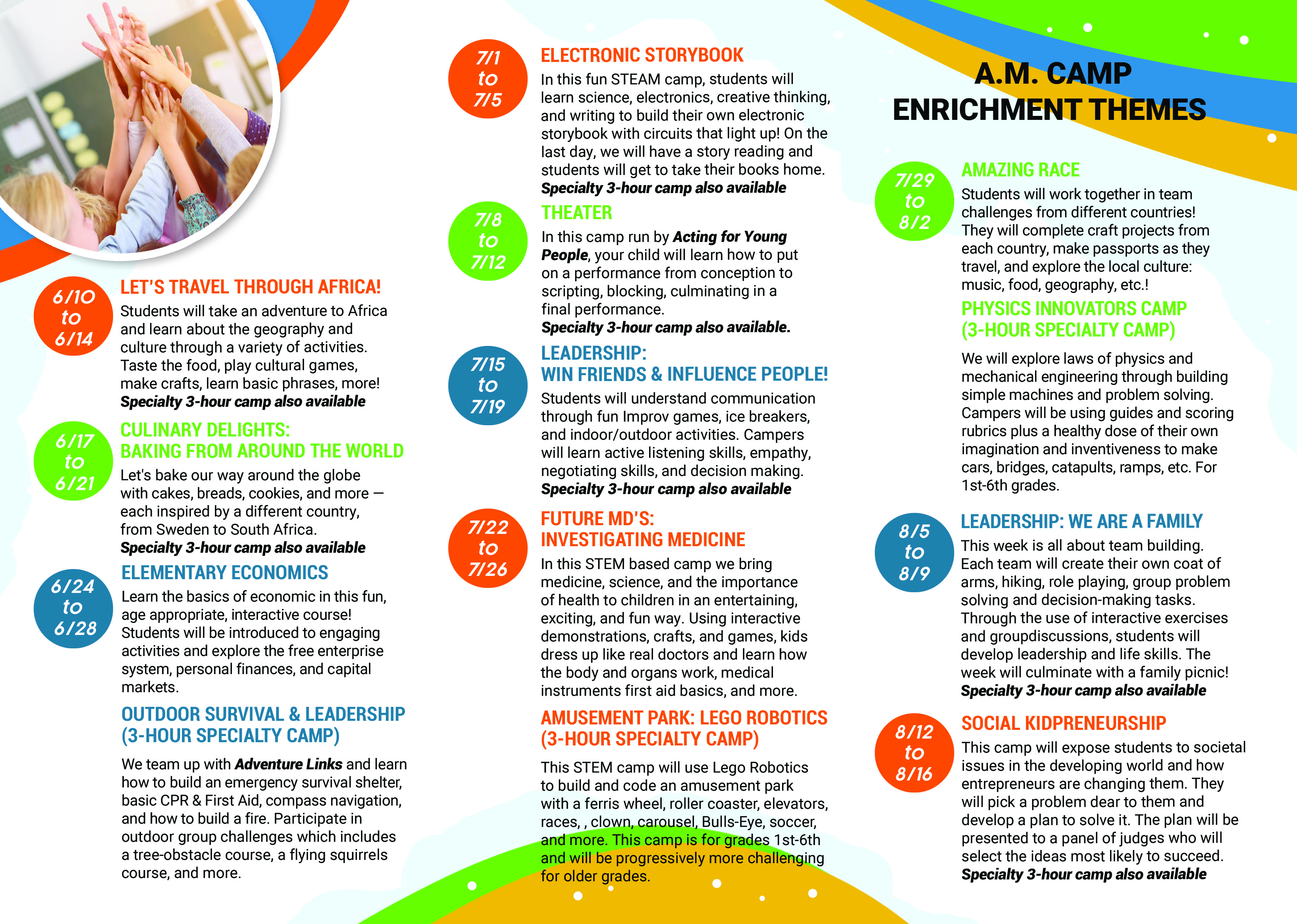 2019 Camp Brochure 2